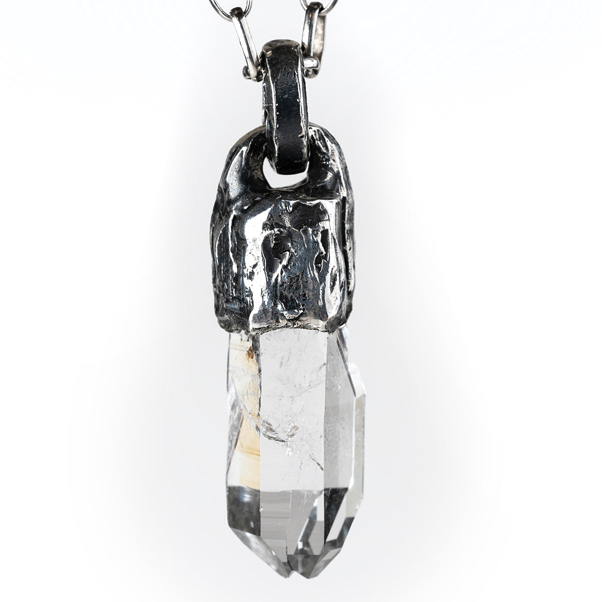 Quartz Tip Pendant - Unique Piece -