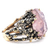 Rose Quartz Statement Ring - One of a Kind