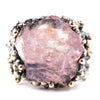 Rose Quartz Statement Ring - One of a Kind