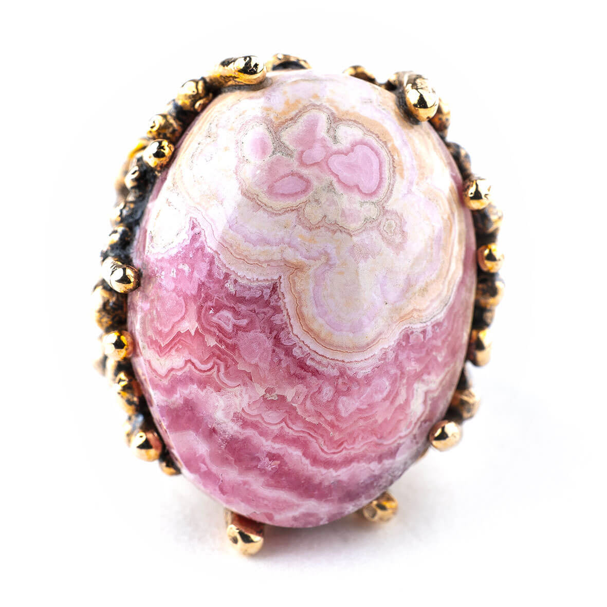 Rhodochrosite Ring - Unique Piece