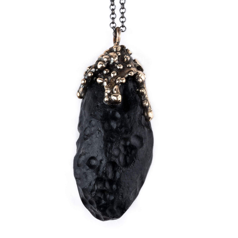 Tektite Necklace - One of a Kind healing jewel