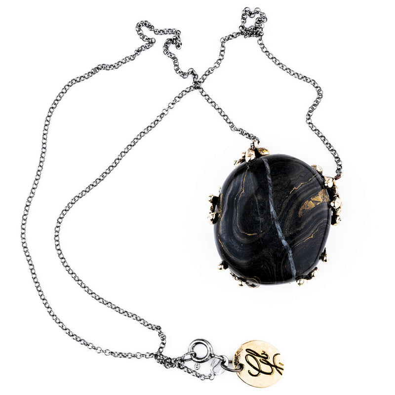 Stromatolite Necklace - gemstone jewel for healing