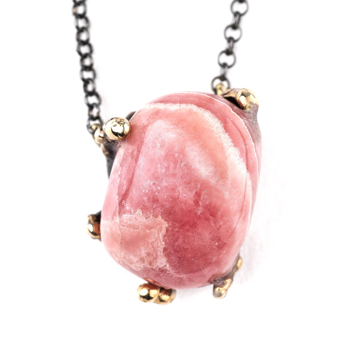 Rhodochrosite Necklace - One Of a Kind - Small Size -