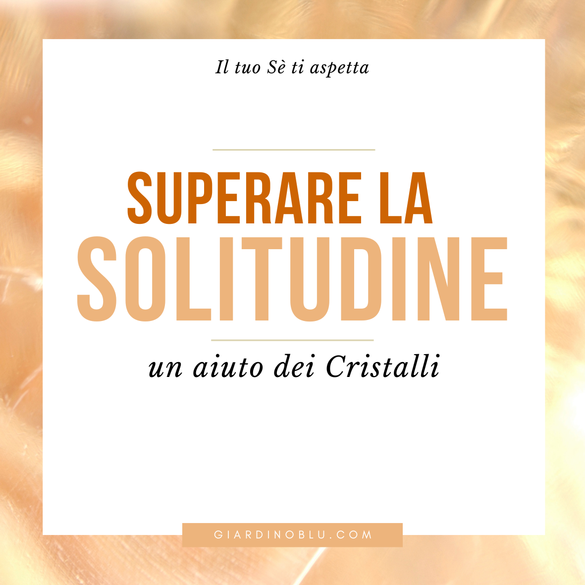 Superare la solitudine dopo una separazione con i Cristalli