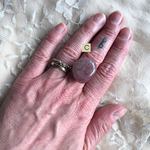 Raspberry Quartz Ring - One of a Kind -