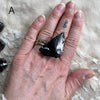 Silver Shungite (Elite Shungite) Statement Ring - Made to Order -