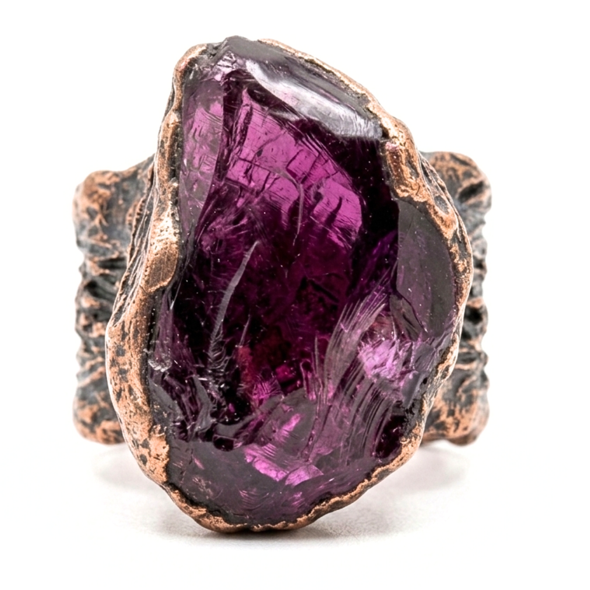 Amethyst Statement Ring - Unique Piece -