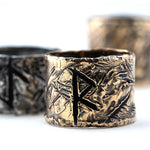 Runic Shield Ring - Made on Order -