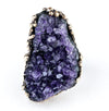 Amethyst Big Druzy Ring - Unique Piece -