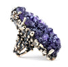 Amethyst Big Druzy Ring - Unique Piece -