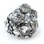 Artemis Herkimer Diamond Ring - Unique Piece -