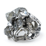 Artemis Herkimer Diamond Ring - Unique Piece -