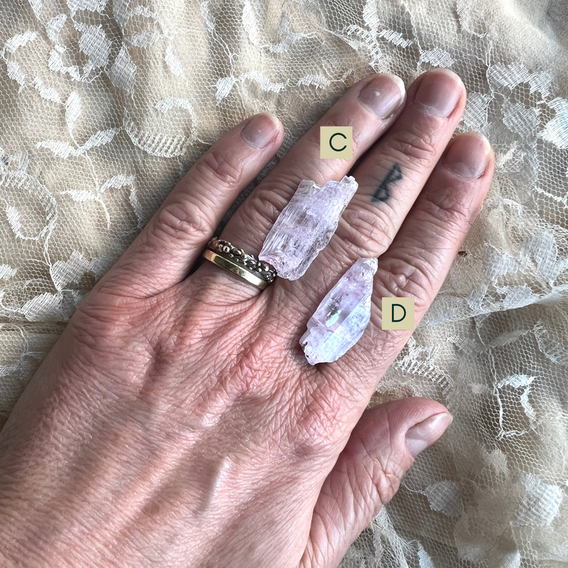 Pink Kunzite Ring - One Of a Kind