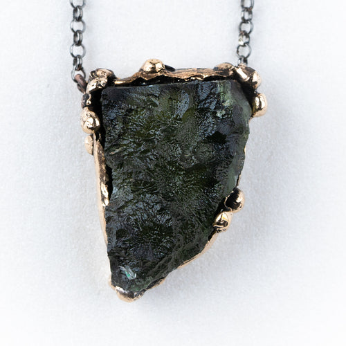 Moldavite necklace Unique piece