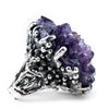 Amethyst Statement Druzy Ring - Unique Piece -