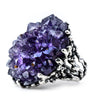 Amethyst Statement Druzy Ring - Unique Piece -