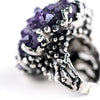 Amethyst Statement Druzy Ring - Unique Piece -