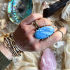 Blue Opal Statement Ring - Unique Piece -