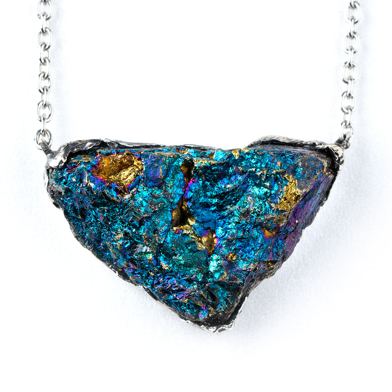 Calcopyrite Necklace - Unique Piece -