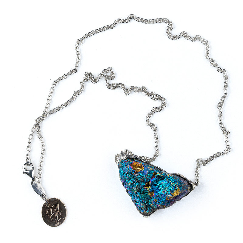 Calcopyrite Necklace - Unique Piece -