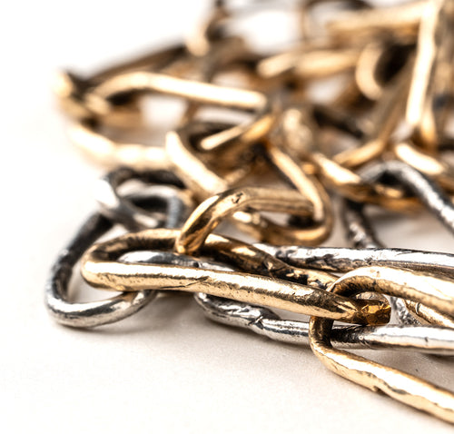 Earth's Embrace Chain - One-of-a-Kind Bold Chain Necklace – Giardinoblu