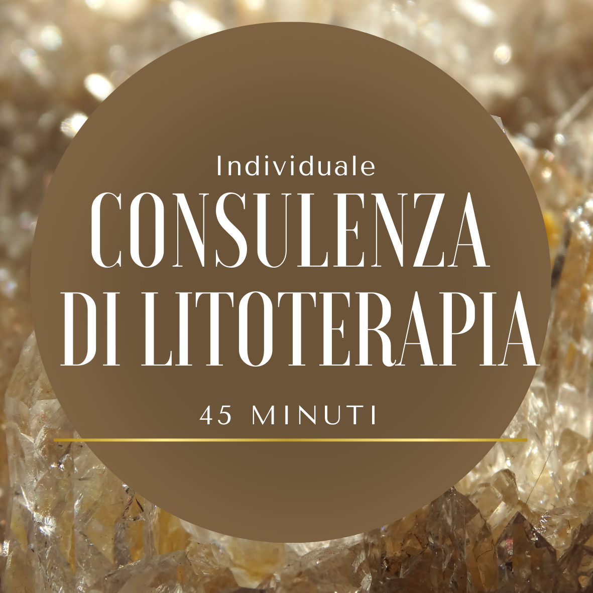 Consulenza Privata di Litoterapia - 45 min -