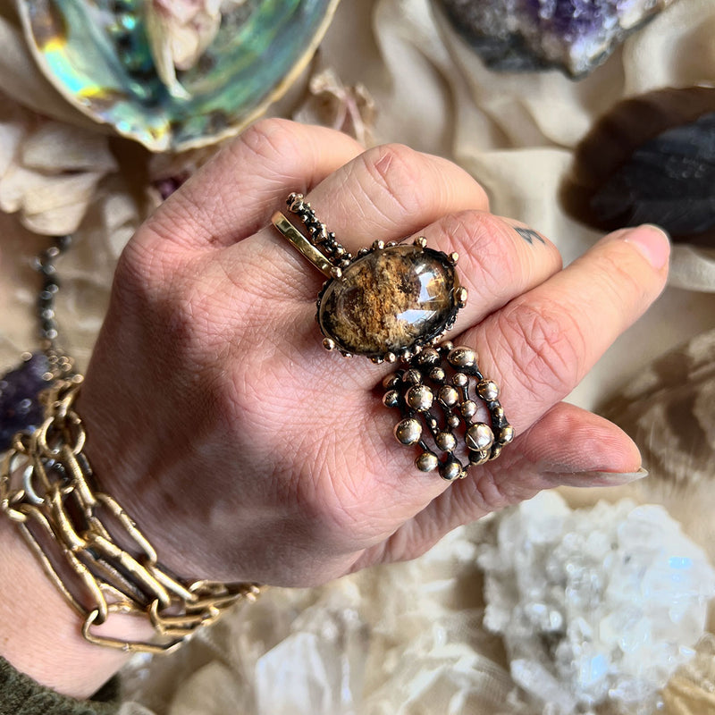 Lodolite Ring - Unique Piece -