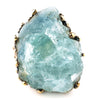 Aquamarine Statement Ring - Unique Piece