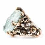 Aquamarine Ring - One of a kind Statement - Giardinoblu Jewellery Milan