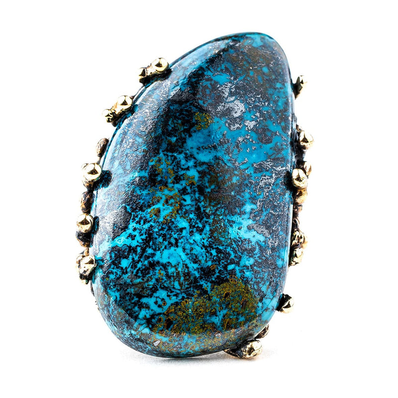 Chrysocolla Ring - Unique Piece