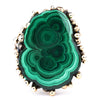 Malachite Ring - Unique Piece Statement