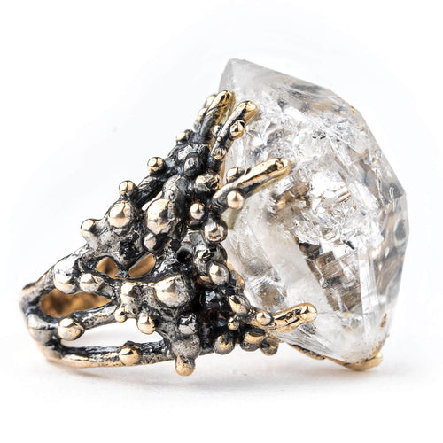 Herkimer Diamond Ring - One of a Kind