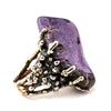 Stichtite Ring, Jewel for spiritual healing by Giardinoblu