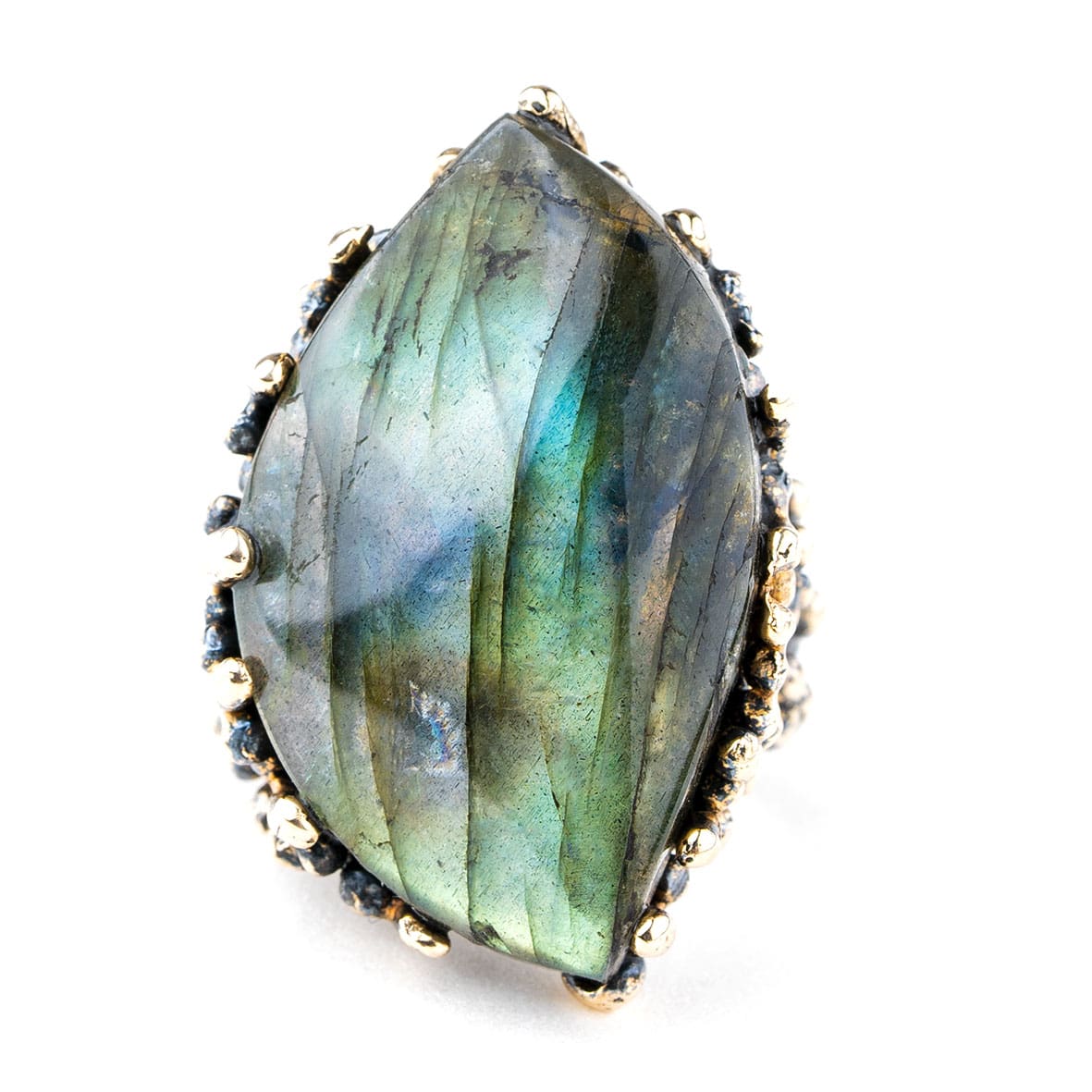 Labradorite Ring - One of a kind Statement