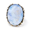 Rainbow Moonstone Ring (White Labradorite) - One of a Kind -