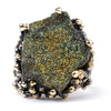 Rainbow Pyrite Ring - Gemstone healing jewelry by Giardinoblu