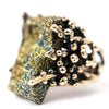 Rainbow Pyrite Ring - One of a kind