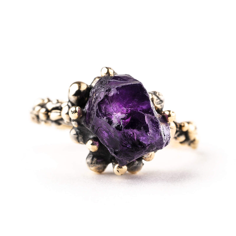 Amethyst Band Ring - One of a Kind