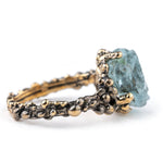 Aquamarine Band Ring - One Of a Kind