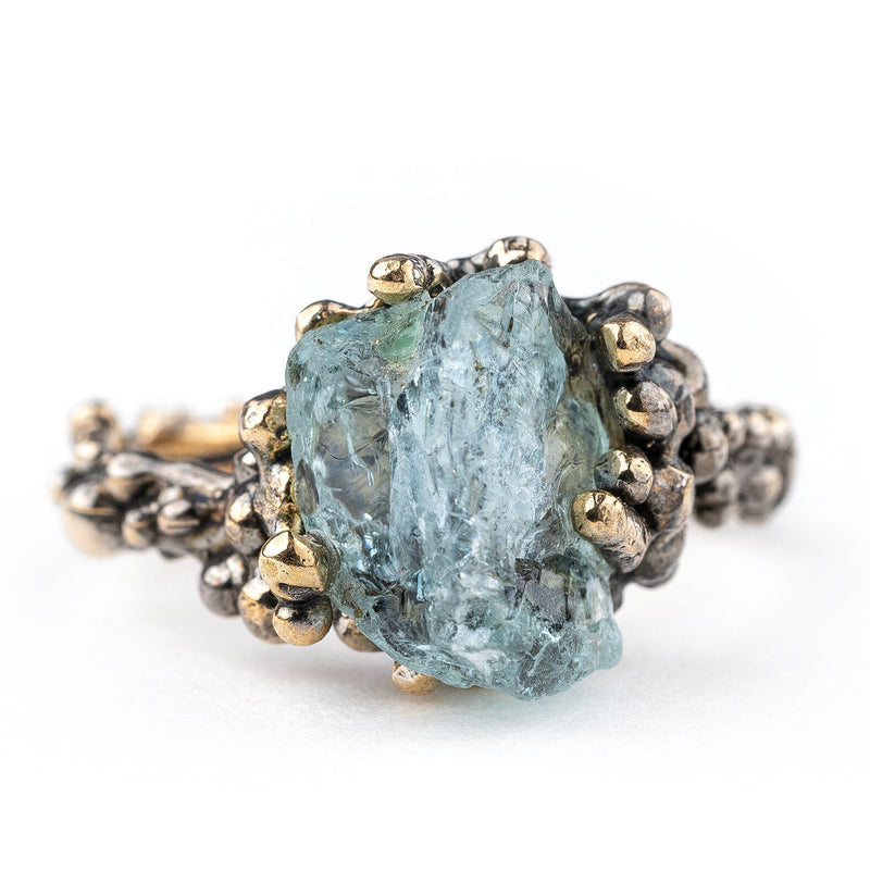 Aquamarine Band Ring - One Of a Kind