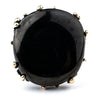 Statement Ring with Jet Stone - Made to Order