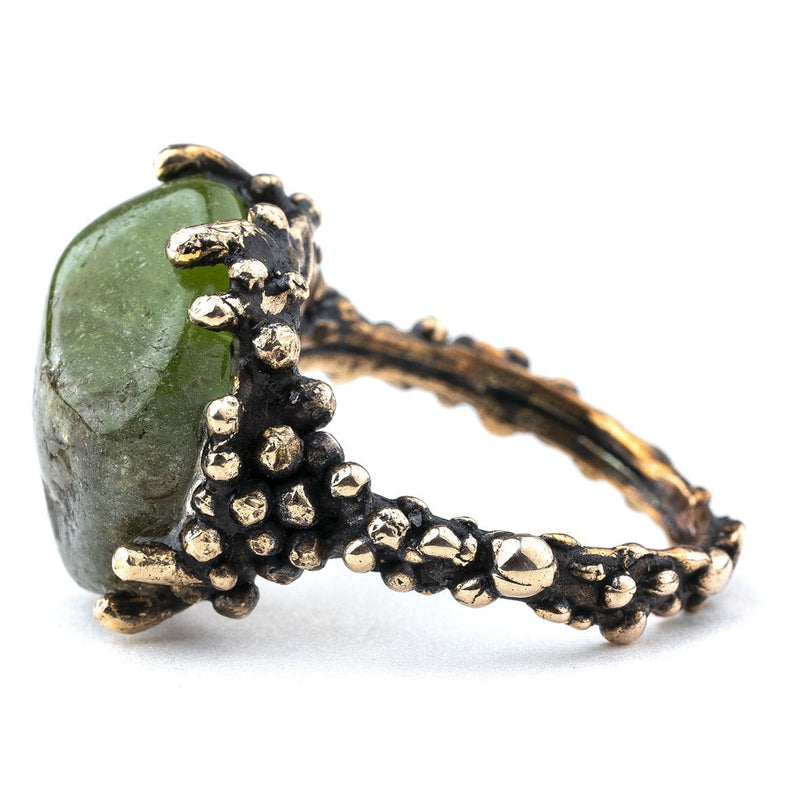 Olivine Band Ring - One of a Kind