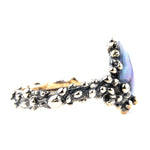 Nobile Opal (from Australia) Band Ring - Unique Piece