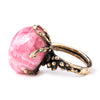 Rhodochrosite Ring - Giardinoblu crystal healing jewelry