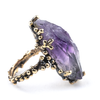 Amethyst Tip Ring