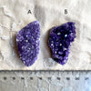 Amethyst Druzy Necklace - sterling silver chain, one of a kind