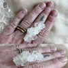 Apophyllite Quartz Ring - One of a kind Statement