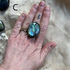 Labradorite Ring - One of a kind Statement
