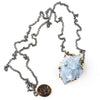 Celestine Druze Necklace - Unique Piece