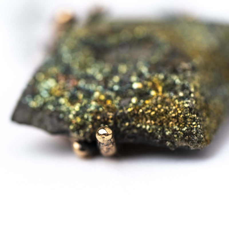 Rainbow Pyrite Necklace - Unique Piece